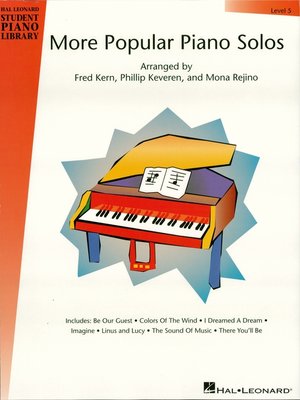 cover image of More Popular Piano Solos--Level 5 (Music Instruction)